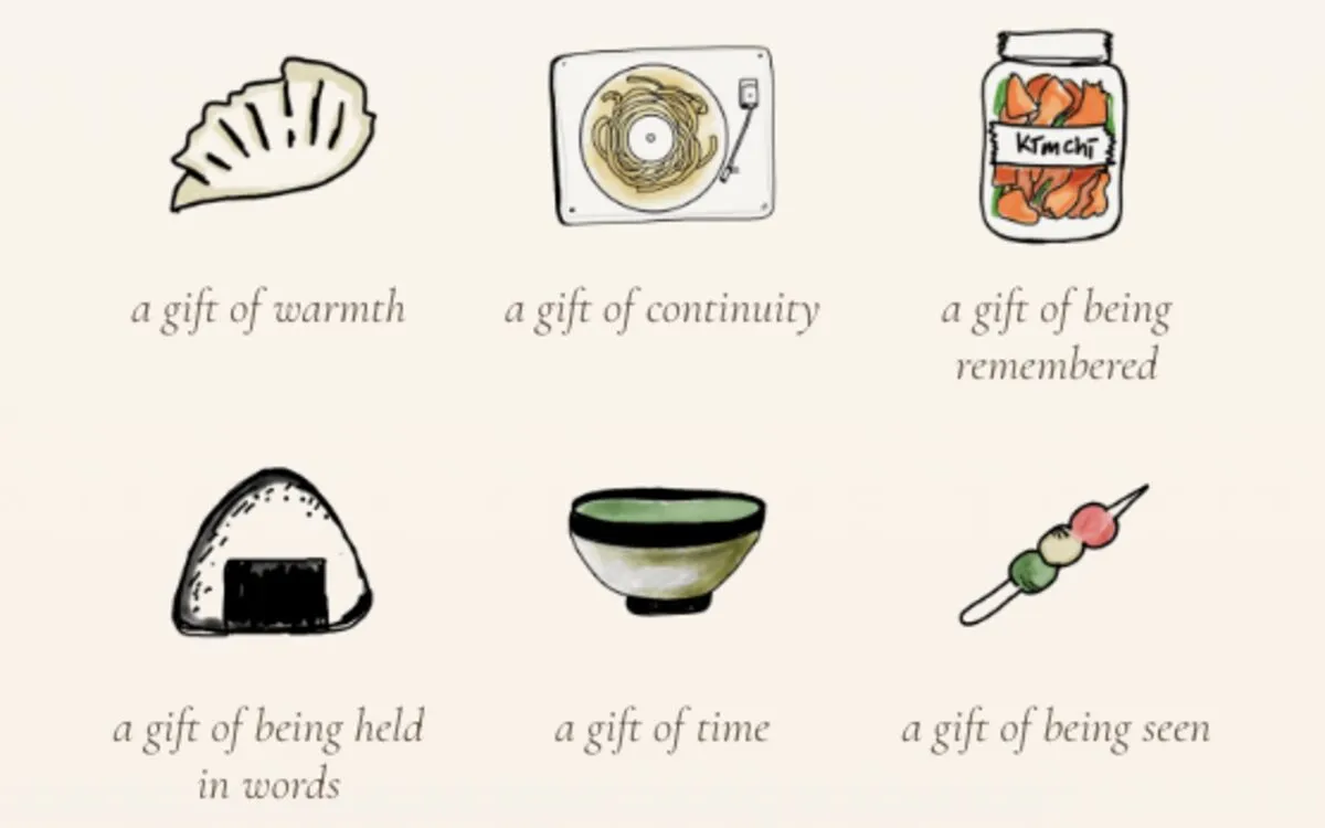 Pumbit's six gestures of care